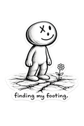 Little Dude — Finding My Footing Sticker