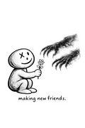 Little Dude — Making New Friends Sticker